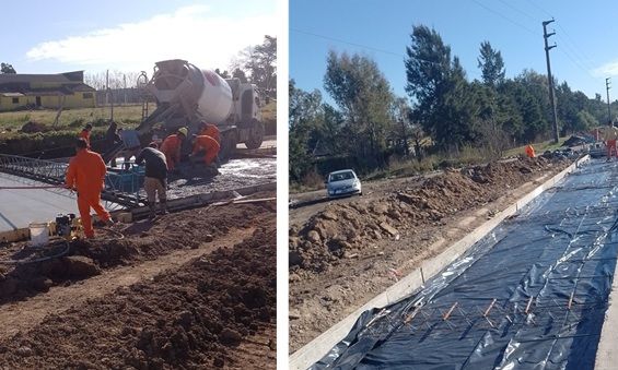 Florencio Varela - Avances en la reconstrucción vial de Cariboni